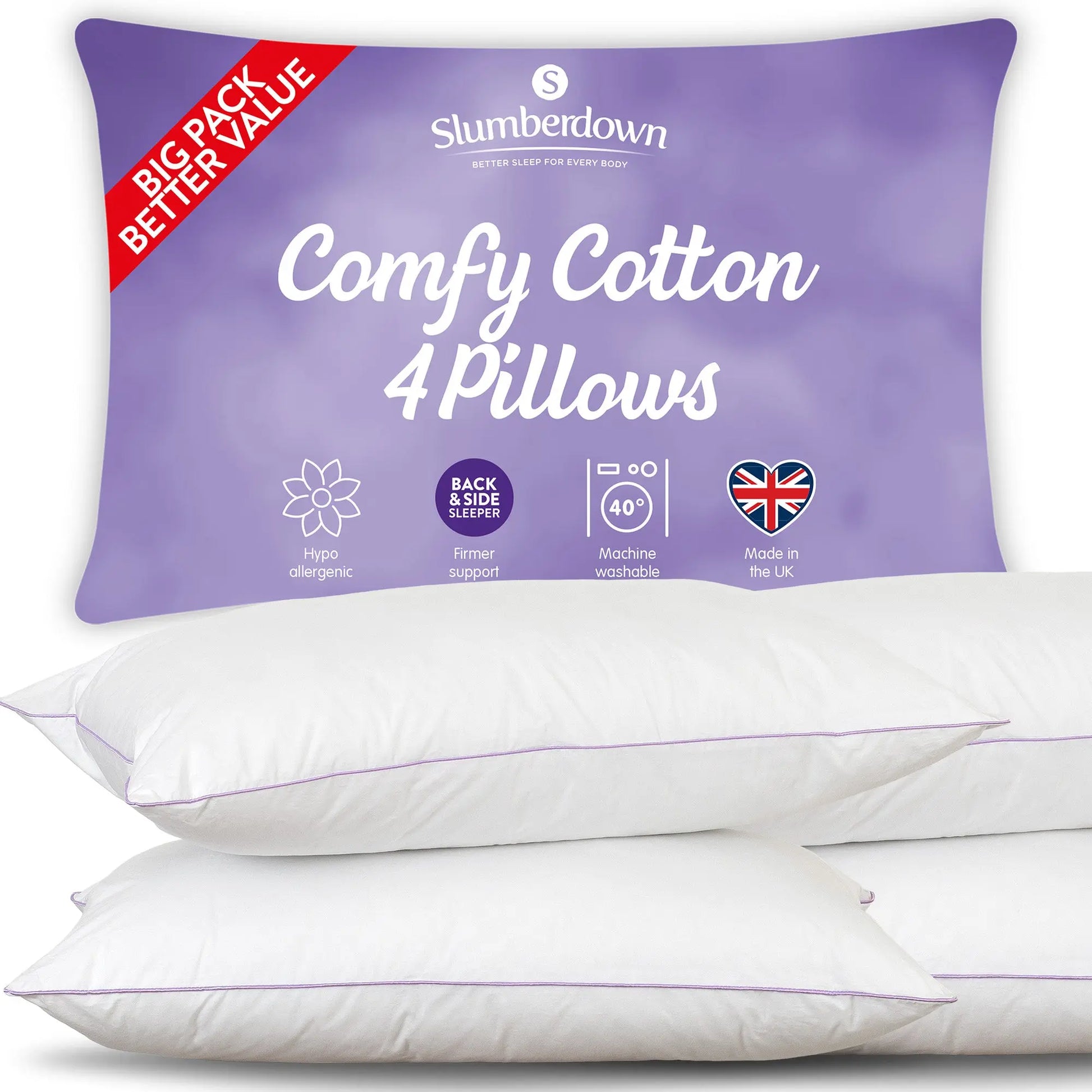 Comfy Cotton Pillow - Slumberdown