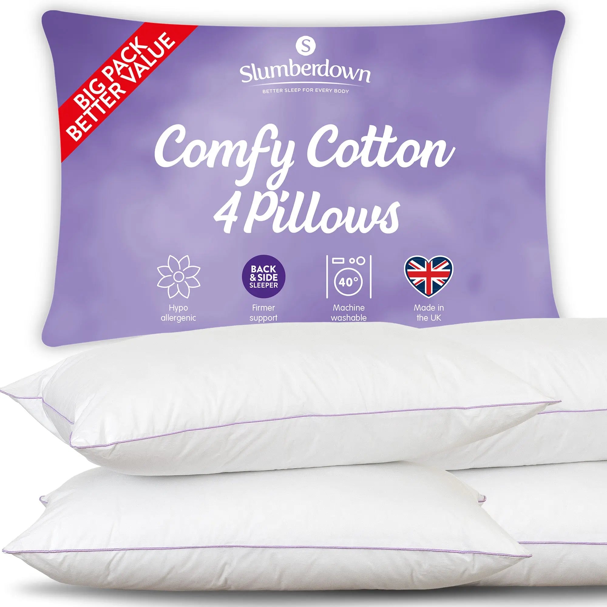 Comfy Cotton Pillow - Slumberdown