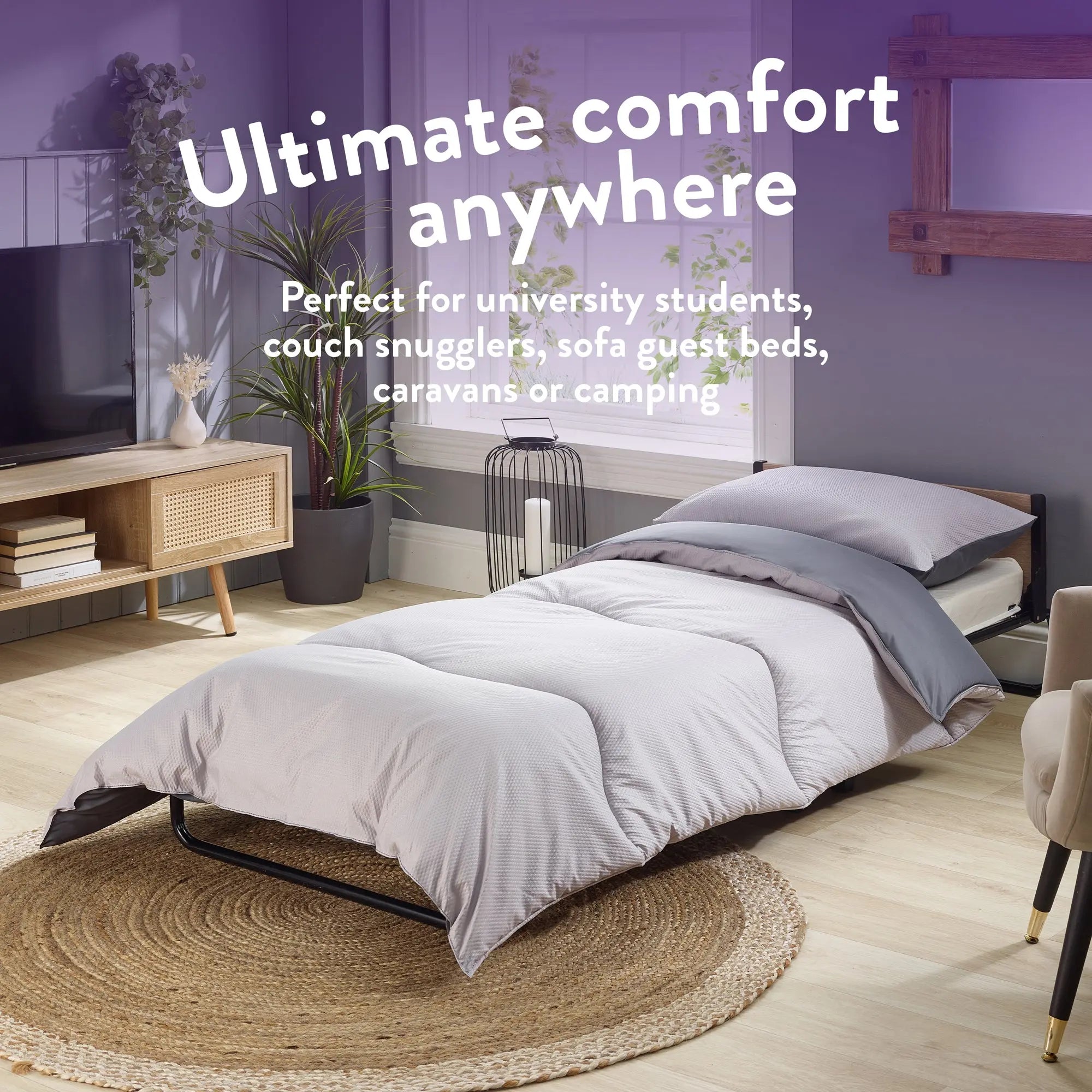 Coverless Comfort 10.5 TOG Embossed Duvet + Pillow Case Slumberdown