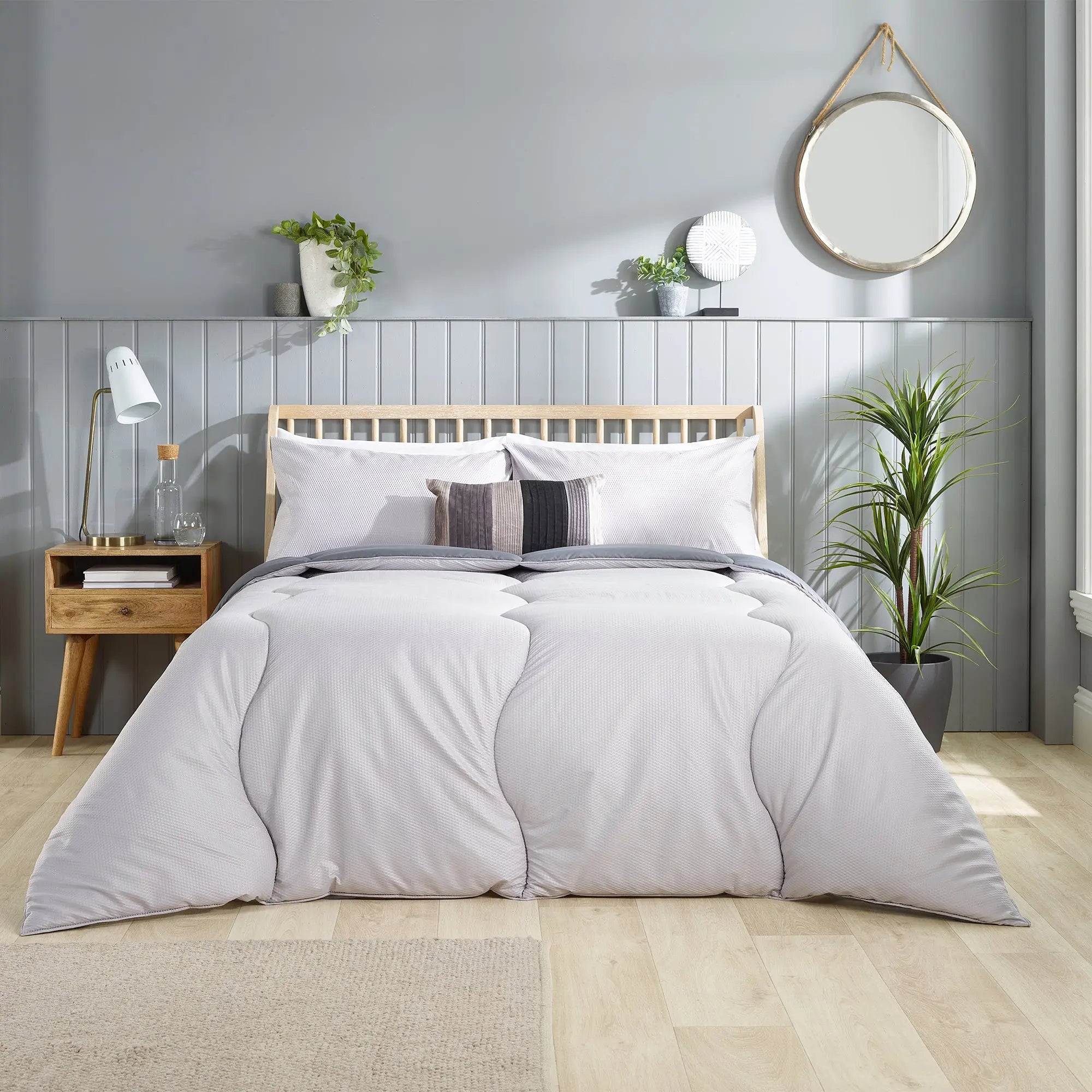 Coverless Comfort 10.5 TOG Embossed Duvet + Pillow Case Slumberdown