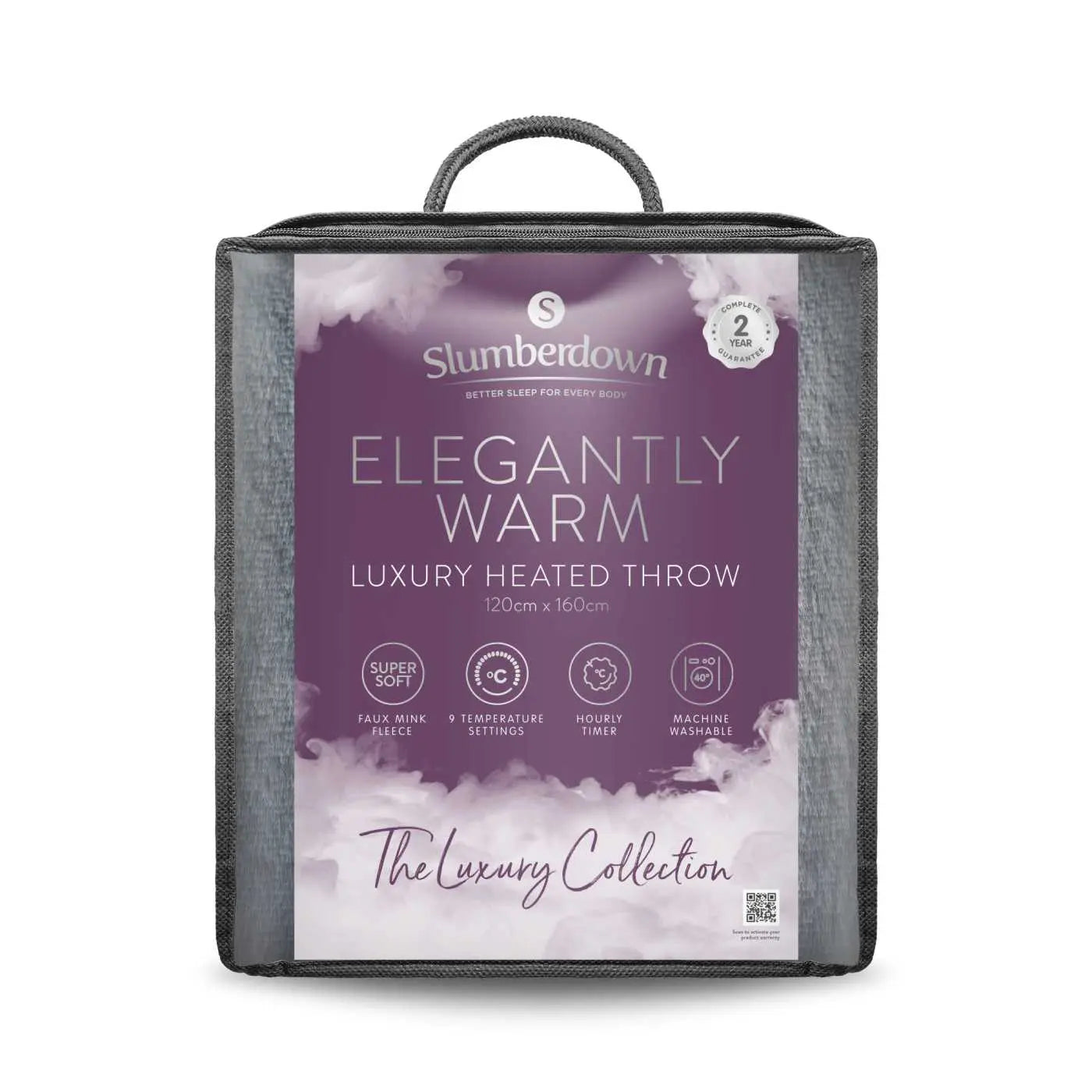 Elegantly Warm Luxury Heated Throw Slumberdown