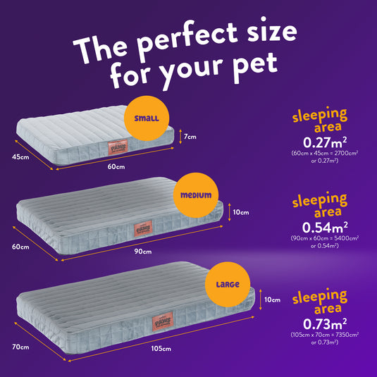 Orthopaedic Pet Bed Sizes