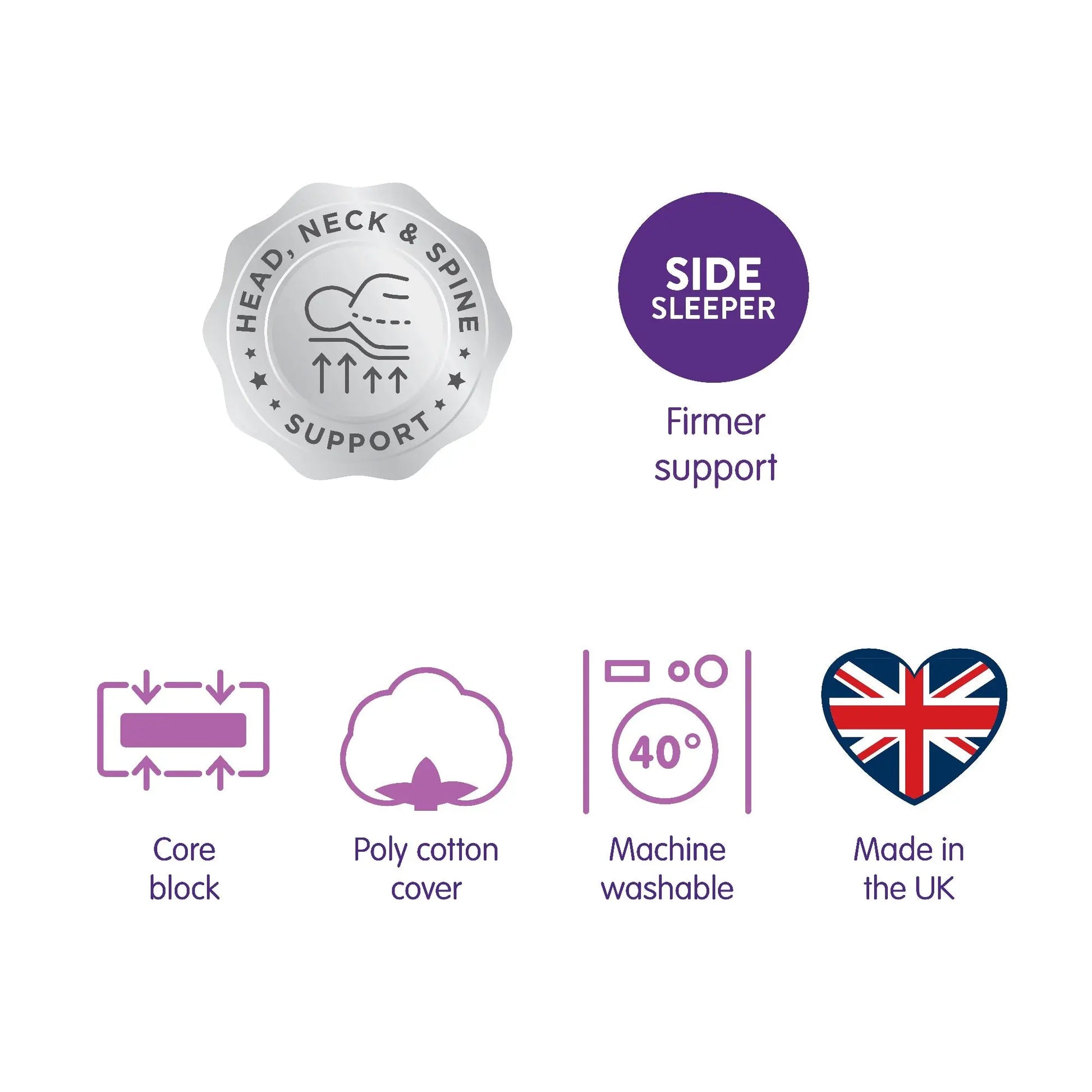Cosy Nights Super Support Pillow Slumberdown