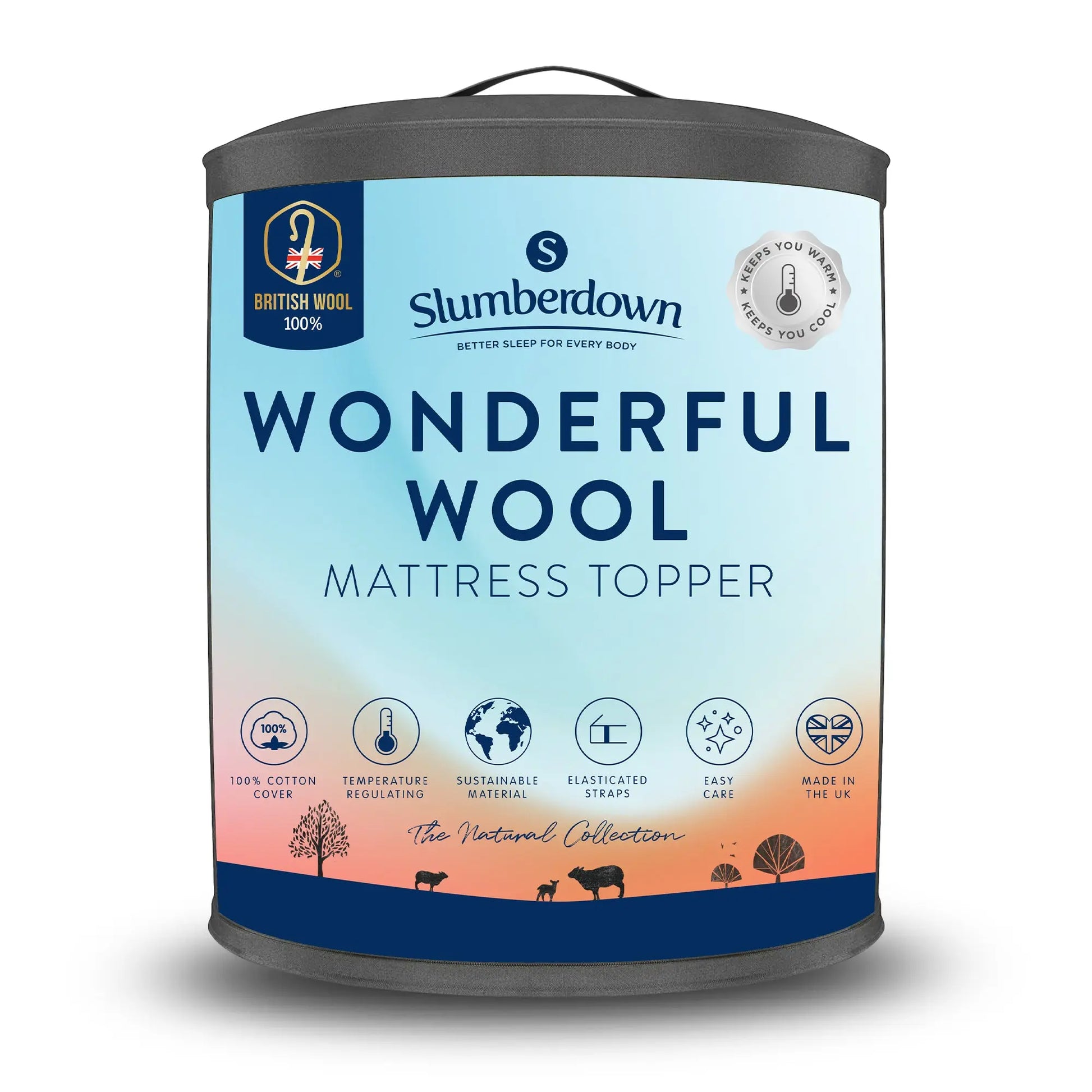 Wonderful Wool Mattress Topper - Slumberdown